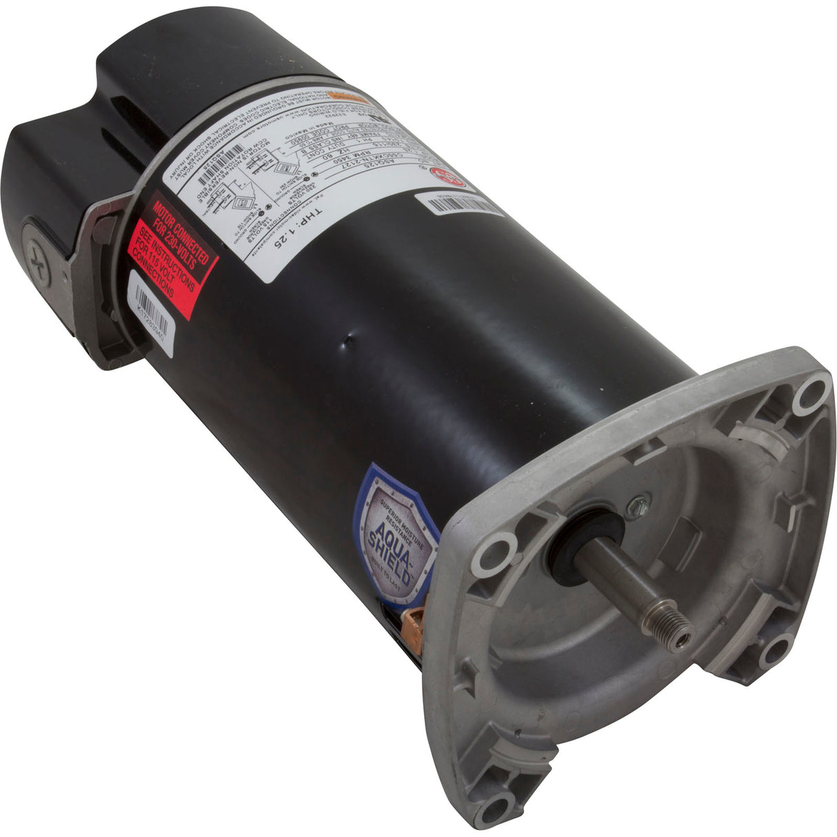 Motor, Nidec/US Motor, 1.0hp, 115/230v, 48Yfr, SQFL : ASQ165