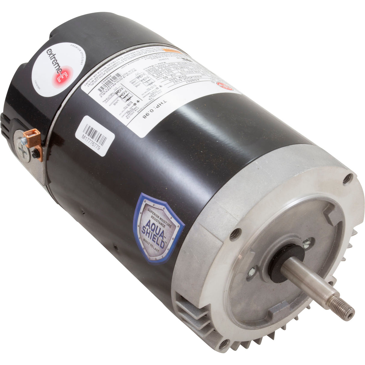 Motor, Nidec/USMtr, 0.5hp, 115/230v, 1Spd, 56Jfr, CFace, Thd, Full : ASB657