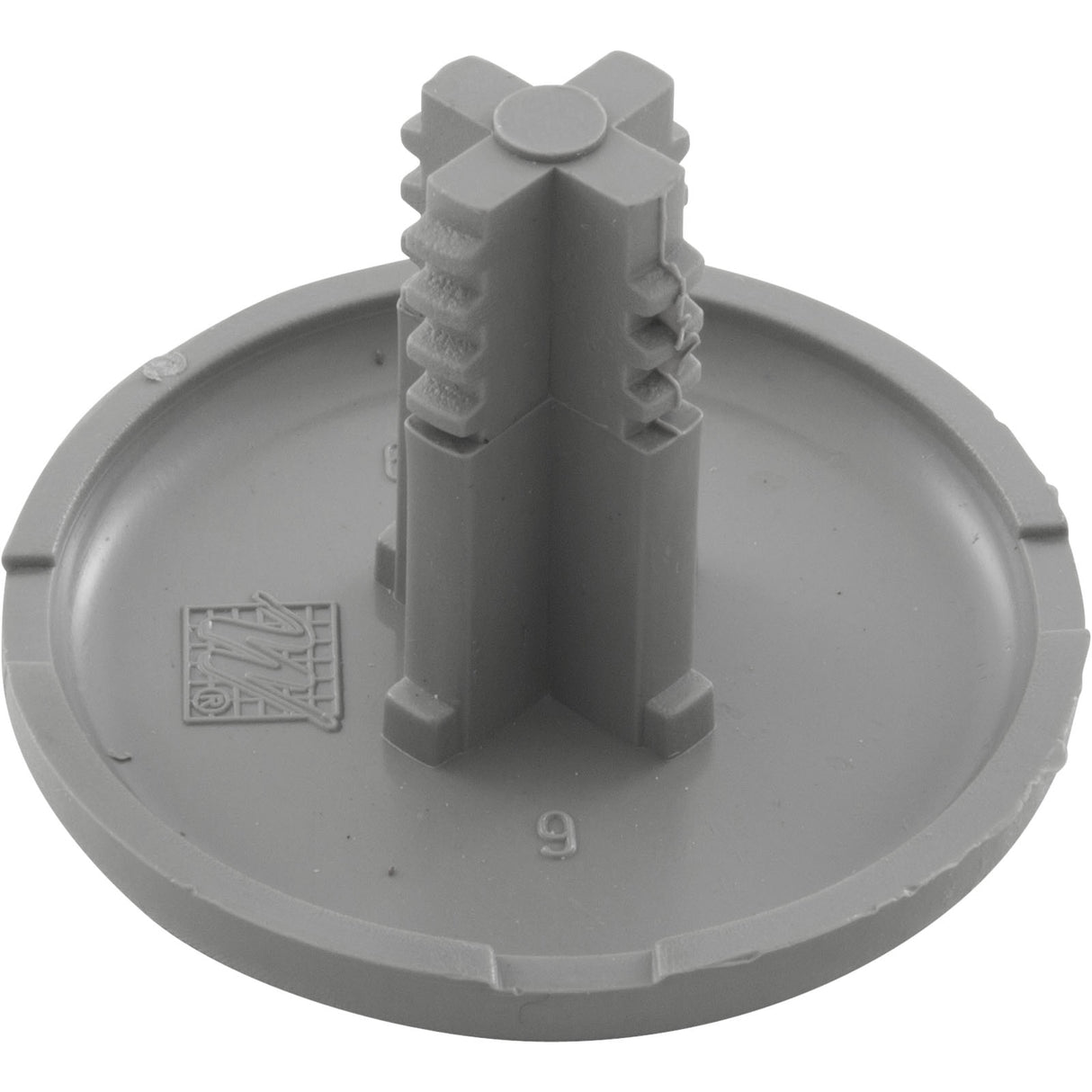 Air Injector Cap, WW, Low Profile, 1-3/4"fd, Gray : 672-2137