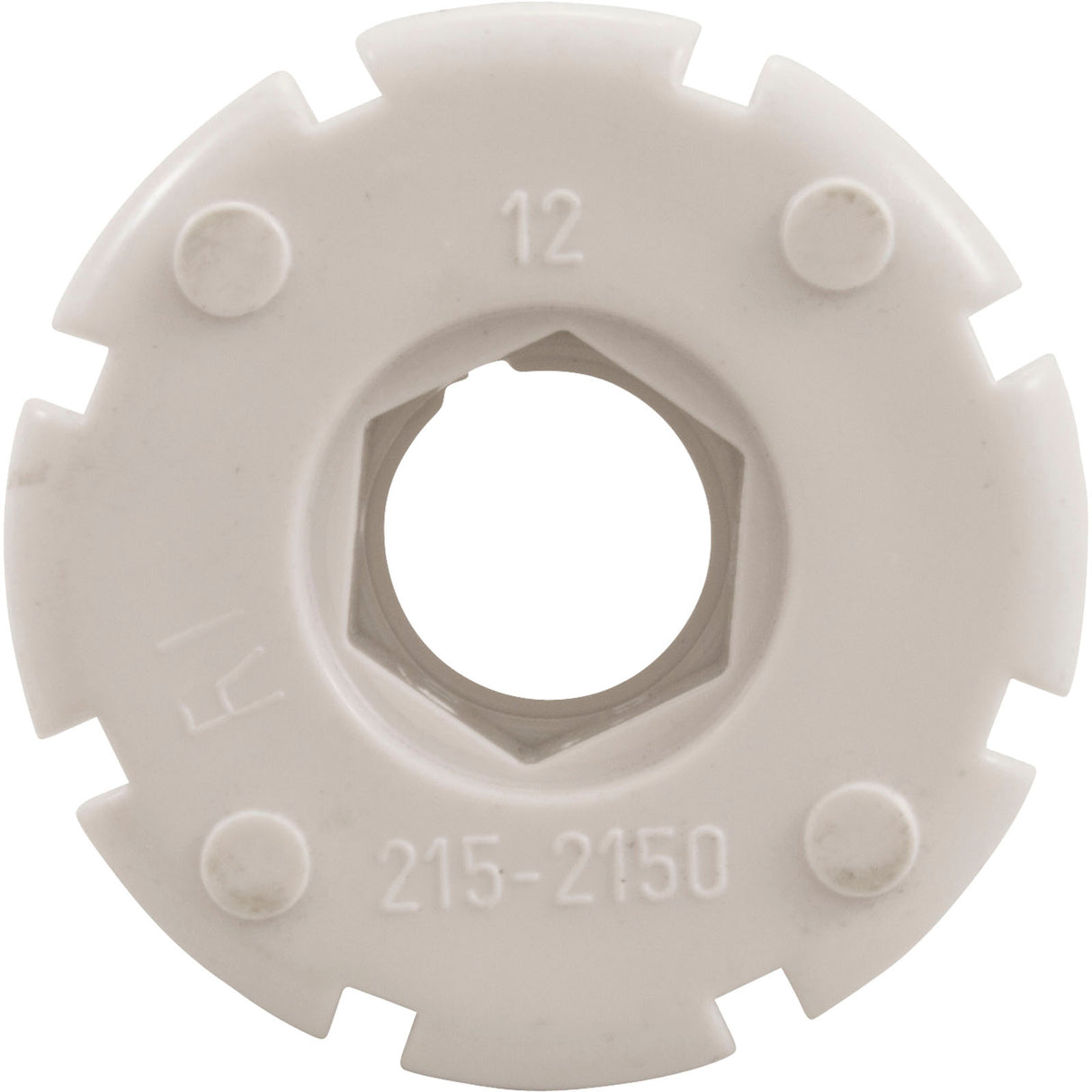 Wall Fitting, Waterway, Air Injector, White : 215-2150