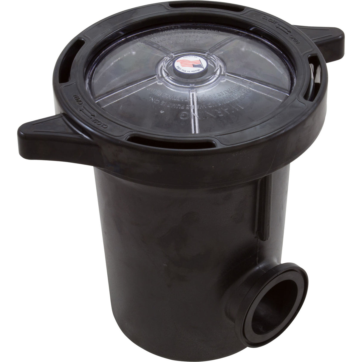 Trap Assy, WW, 6", 2"Union x 1-1/2"mbt/fpt, New Version 2pc lid : 310-6500 - Waterway - 806105063687 - PartsForSpas.com