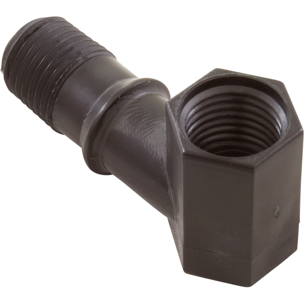 90 Elbow, Little Giant, Outlet, 1/4"fpt x 1/4"mpt, Black : 943470