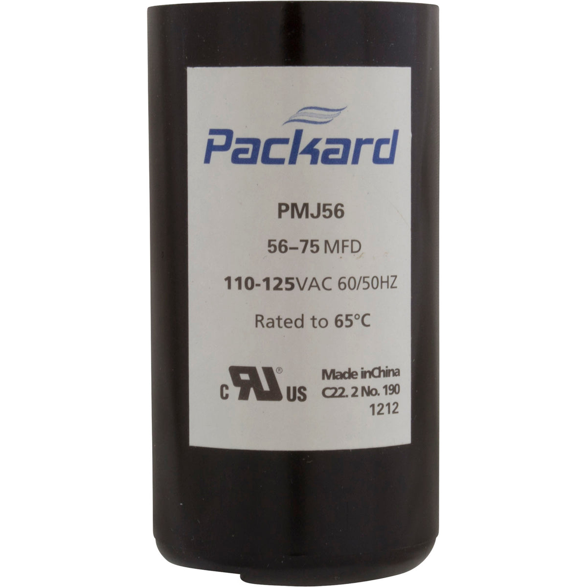 Start Capacitor, 56-75 MFD, 115v, Generic : BC-56