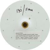 Impeller, Speck 433-VI, 3.0 Horsepower, 130/11mm : 2920829000 - Speck Pumps - 2920829000 - PartsForSpas.com