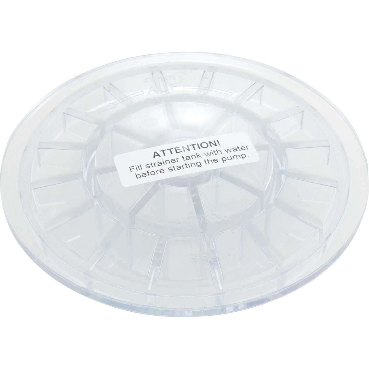 Lid, Speck 95 All Models, Clear : 2902016010 - Speck Pumps - 2902016010 - PartsForSpas.com