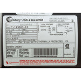 Motor, Century, 0.75thp, 115v/230v, 1-Spd, 48fr : 0819300300