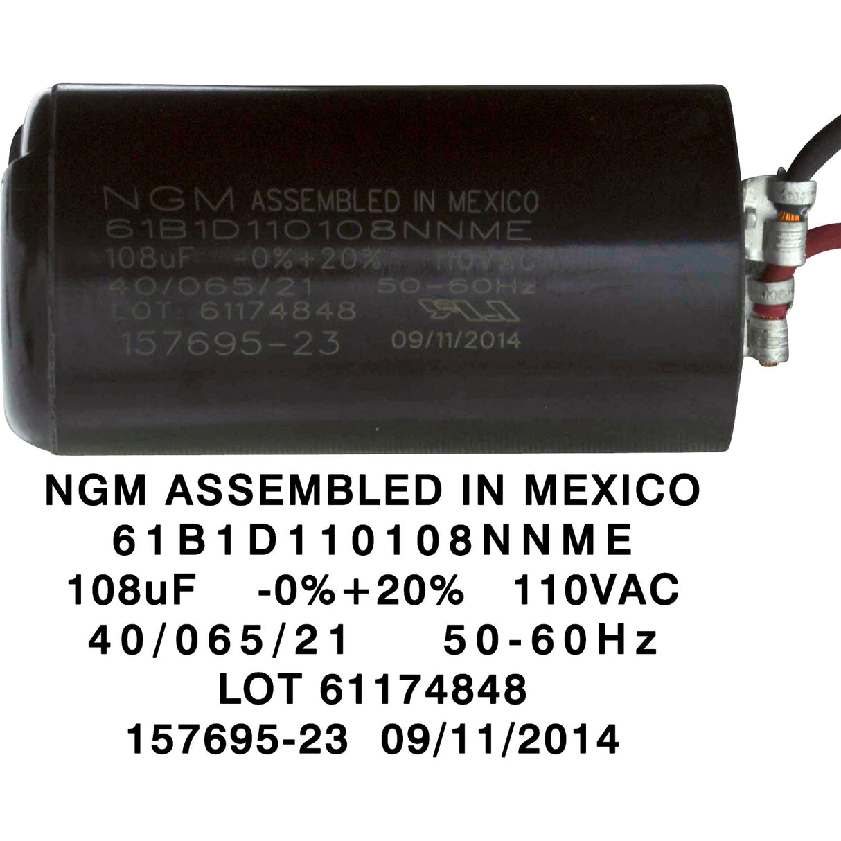 Motor, Century, 0.75thp, 115v/230v, 1-Spd, 48fr : 0819300300