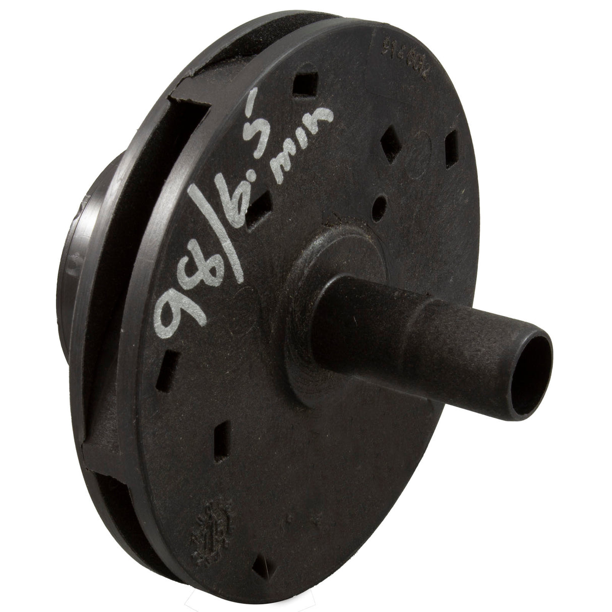Impeller, Speck A91-I, .75thp/1.0hp Spl, 3/8", 5V, 98/6.5mm : 2921623132 - Speck Pumps - 2921623132 - PartsForSpas.com