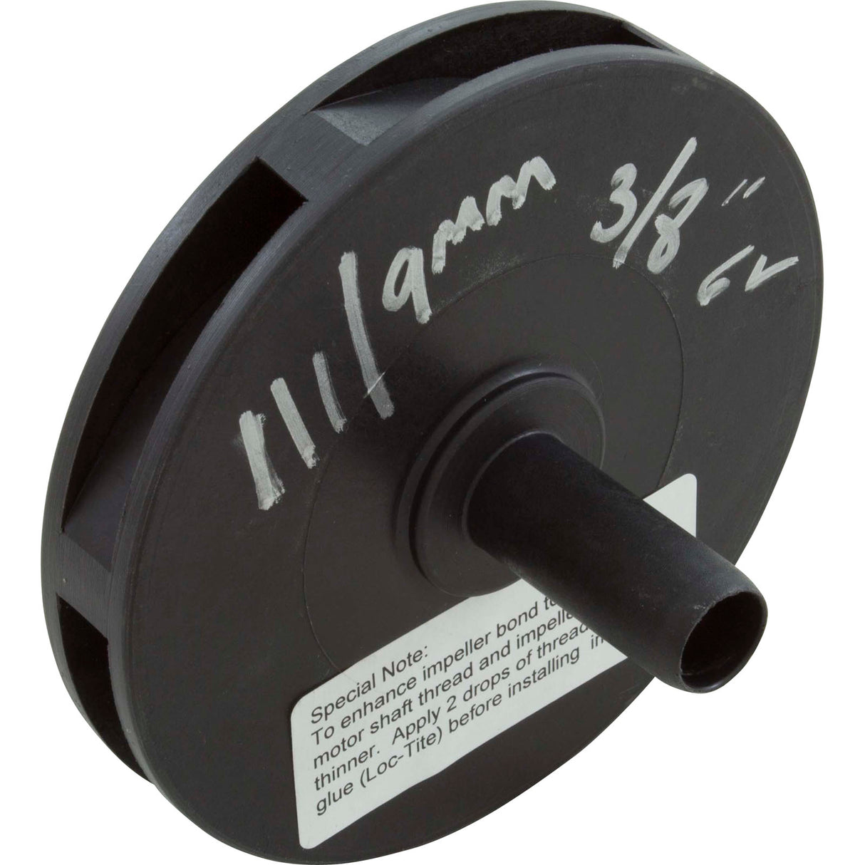 Impeller, Speck E90-IV, 2.0 Total Horsepower, 111/9mm : 2921923094 - Speck Pumps - 2921923094 - PartsForSpas.com