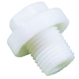 Drain Plug, Speck 21-80 GS/BS PP, GF30, Gry, Hex Head, 1/4" : 2923591203 - Speck Pumps - 2923591203 - PartsForSpas.com