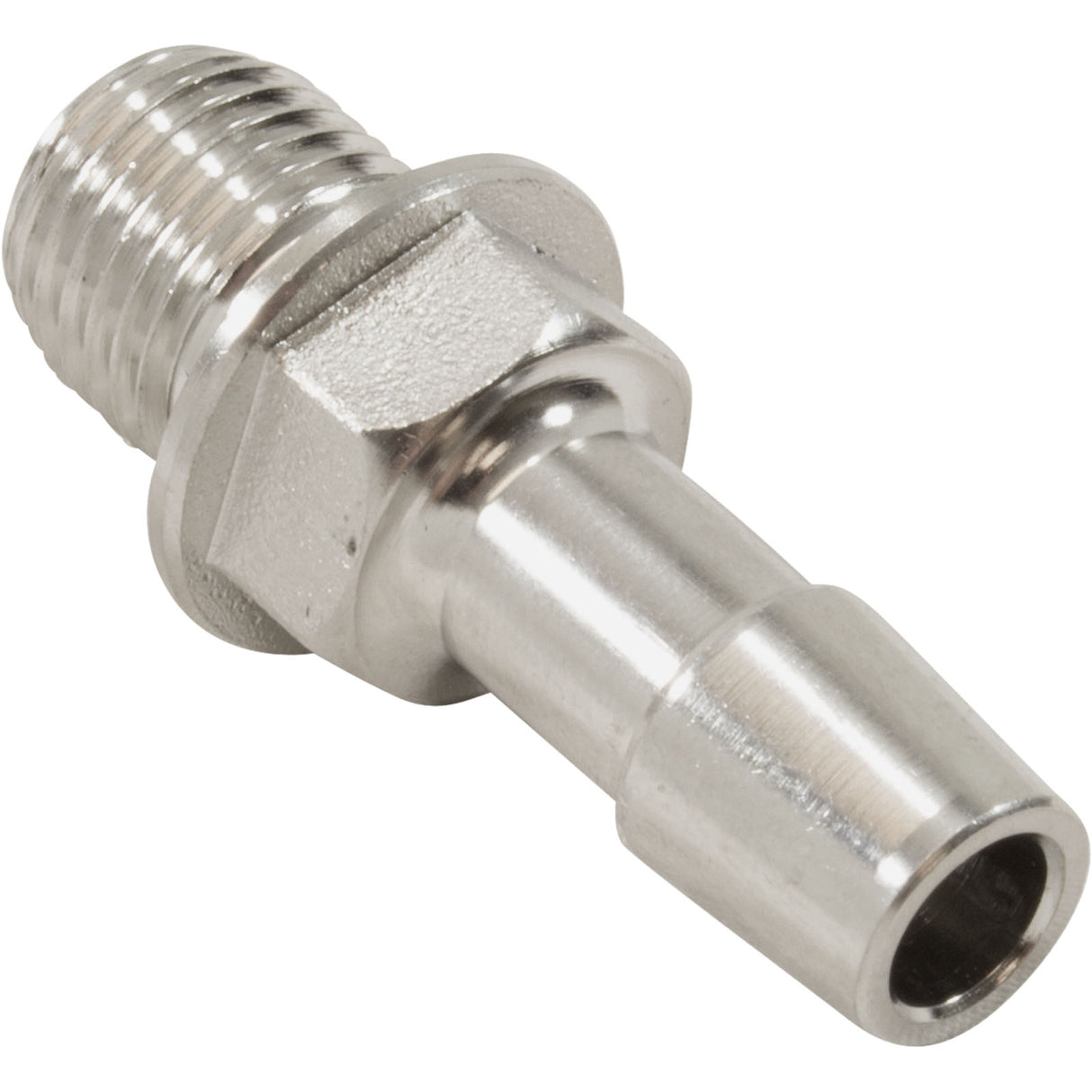 Adapter, Jacuzzi/Sundance, 1/4-18" NPSM X 3/8" Brb SS : 6540-171