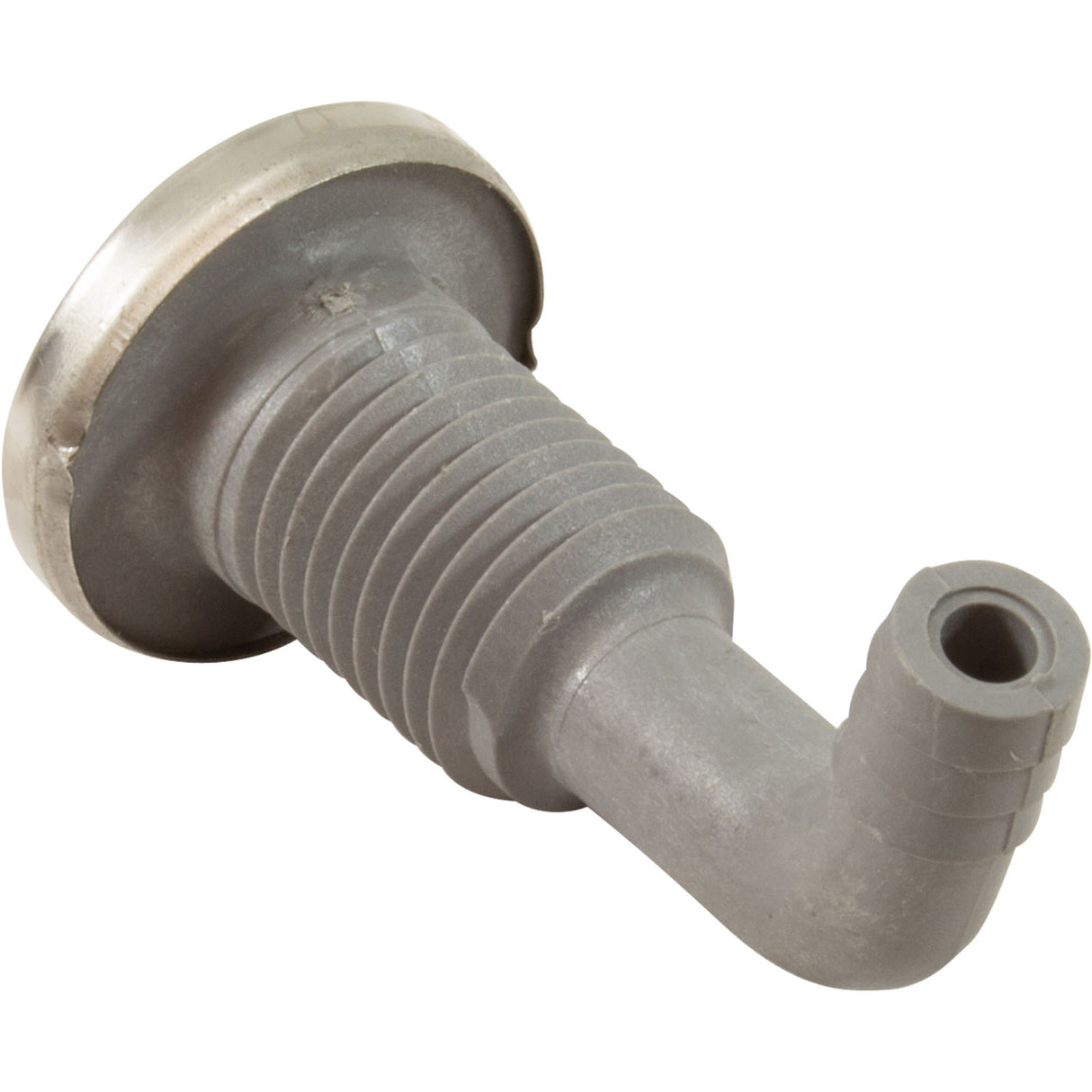 Air Injector, Jacuzzi/Sundance Silent Air, 3/8"b, SS/Gray : 6541-253