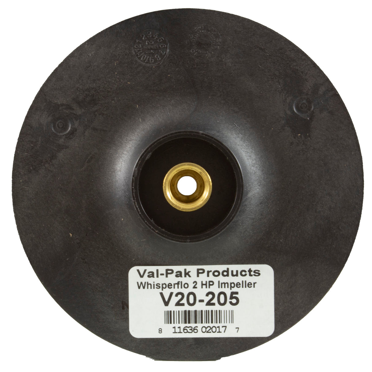Impeller, Whisperflo, 2 hp : V20-205 - Val-Pak Products - 811636020177 - PartsForSpas.com
