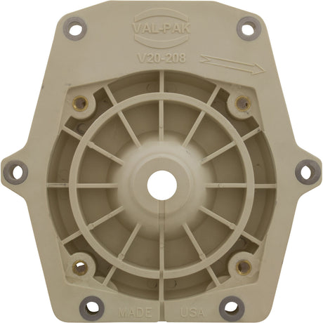 Seal Plate, Purex IntelliFlo VS, 6/94 - Present, Almond, Gen : V20-208 - Val-Pak Products - 811636020023 - PartsForSpas.com