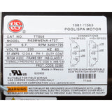 Exec 5Hp-Spl 2Sp 56Fr 220V 2"In 6Ft 4Pin W/Unions : 3721624-0D85U - Waterway Plastics - 3721624-0D85U - PartsForSpas.com