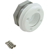 Wall Fitting, Waterway, Vinyl, 1-1/2"s Combo Nut, White : 400-9060B - Waterway Plastics - 806105187741 - PartsForSpas.com