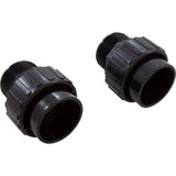 Union, Ww Champion, 2"Mbt X 2"S, Black, Qty 2 : 400-9631-2B
