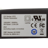 Ozonator, Del Ozone UO3-AMP, 115v/230v, 1/8" x 1/4" CV : 51002-002-101 - Del Ozone - 51002-002-101 - PartsForSpas.com