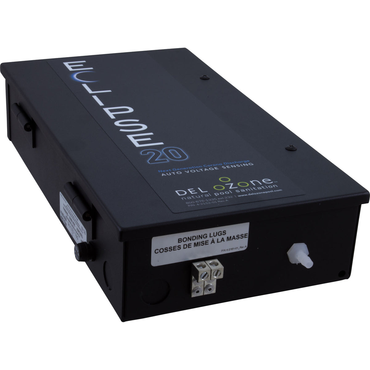 Ozonator, DEL Eclipse, CD, 115v/230v, 15, 000/50, 000 Gallons, 24w : EC-20 - Del Ozone - 7.93573E+11 - PartsForSpas.com