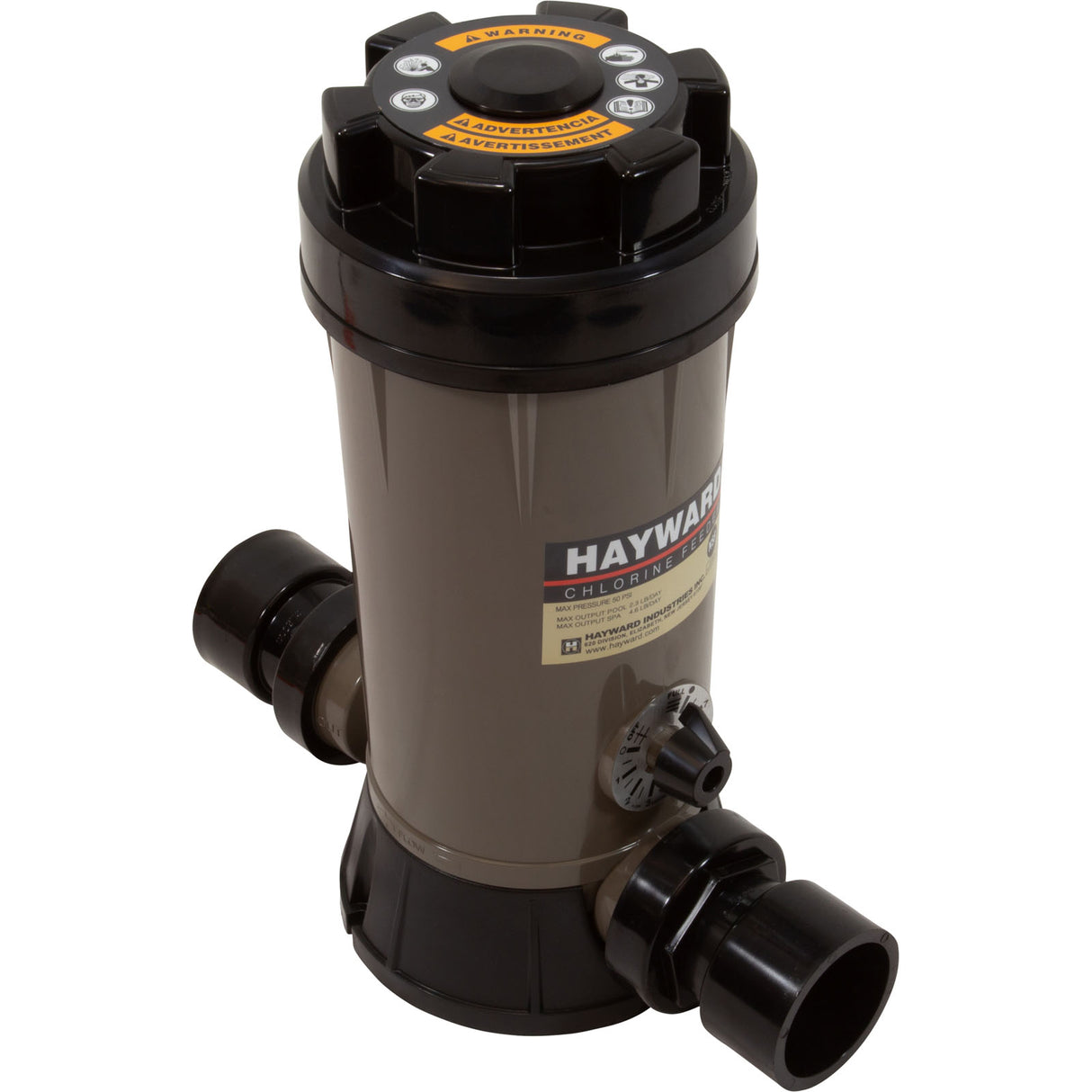 Chlorinator, In-Line, Hayward CL2002S, 2"s : CL2002S - Hayward - 0610377003858 - PartsForSpas.com