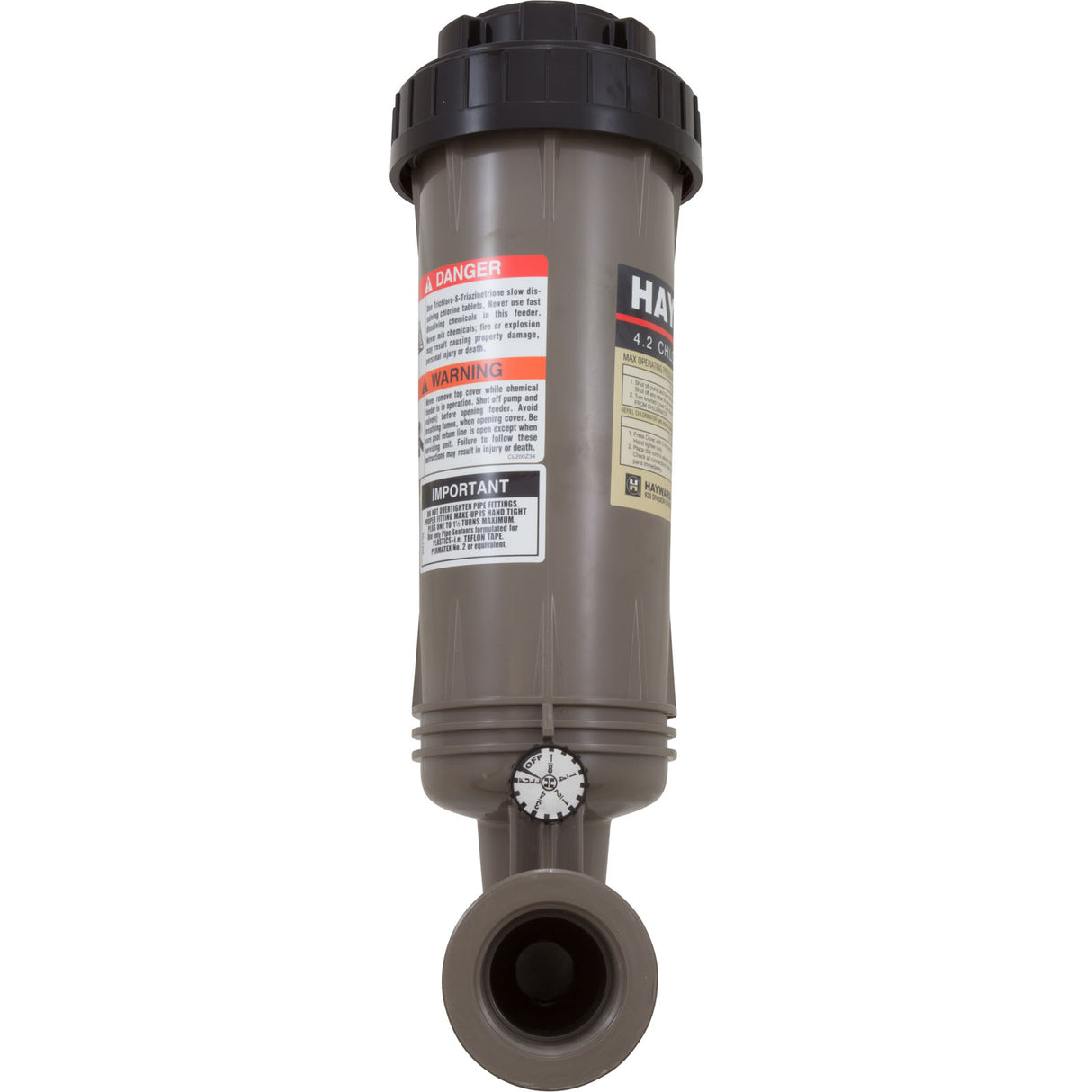 Complete Chlorinator, Hayward CL100, 1-1/2" Fpt : CL100 - Hayward - CL100 - PartsForSpas.com