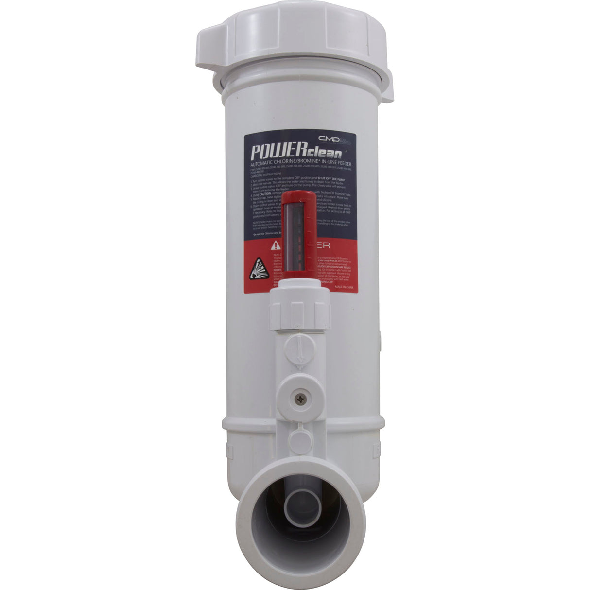 Chlorinator, CMP, PowerClean Ultra, with Clear Glass Lid : 25280-100-000 - Custom Molded Products - 849640003664 - PartsForSpas.com
