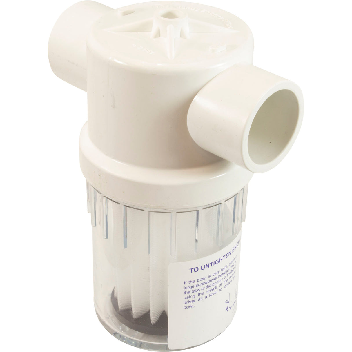 Filter/Strainer, Zodiac/Jandy Sheer Descent, 60Gpm : 3456 - Zodiac - 052337001632 - PartsForSpas.com
