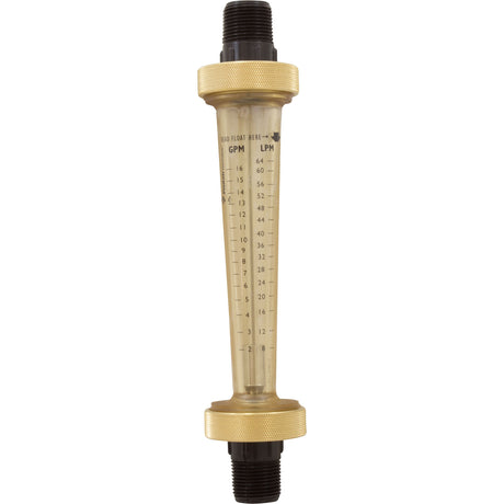 Flow Meter, Pentair, 2-16 gpm, 3/4" Nylon Thd End, Small Body : LDF359N - Pentair - 788379505882 - PartsForSpas.com