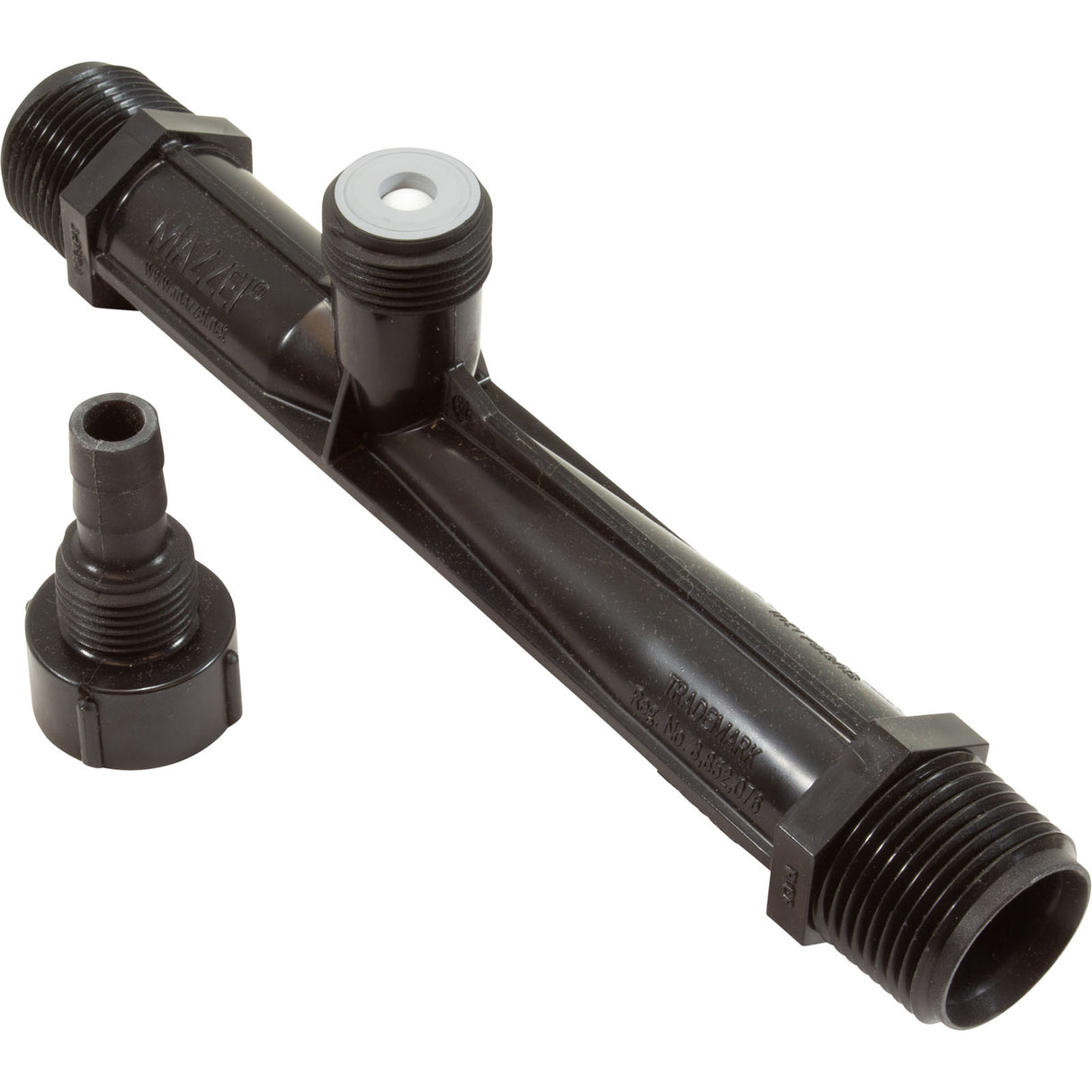 Venturi Injector, Mazzei, 1"mpt, Number 978 : 978-02-PVDF - Mazzei Injector Corp - 978-02-PVDF - PartsForSpas.com