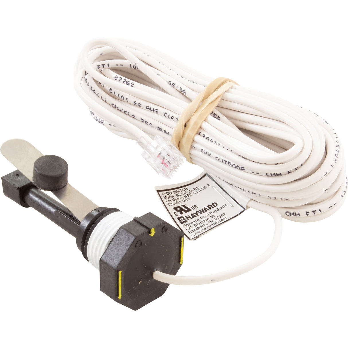 Flow Switch, Hayward AquaRite, 25ft, w/o Tee : GLX-FLO-RP-25 - Hayward - 0761418006342 - PartsForSpas.com