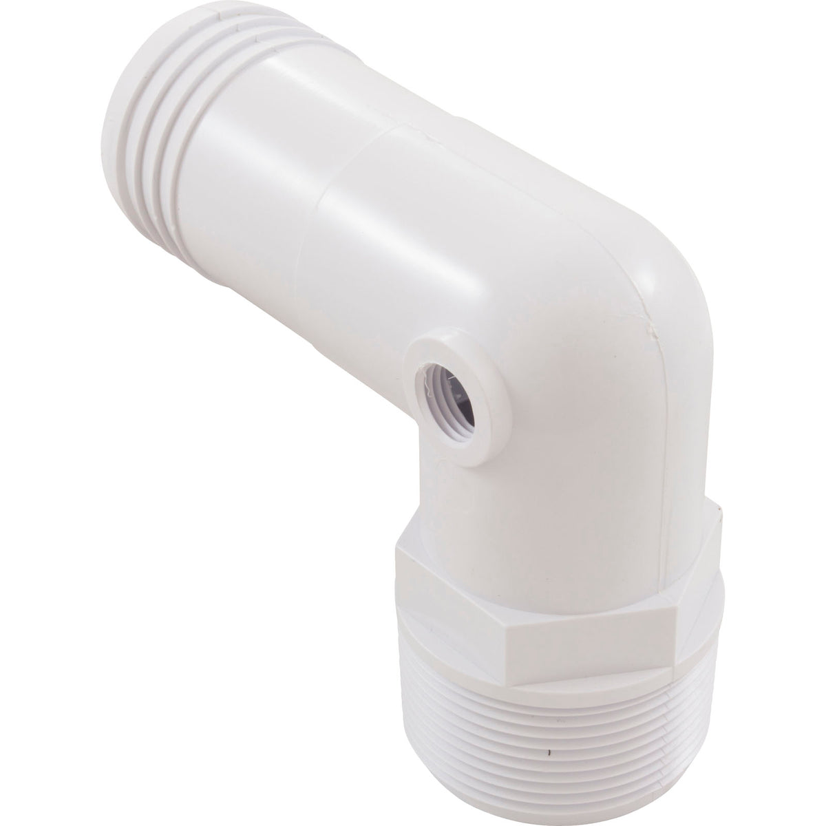 Elbow Adapter, Hayward Chlorinator CL200/CL220, w/1/4" Tap : SPX1105Z4TC - Hayward - 0610377037891 - PartsForSpas.com