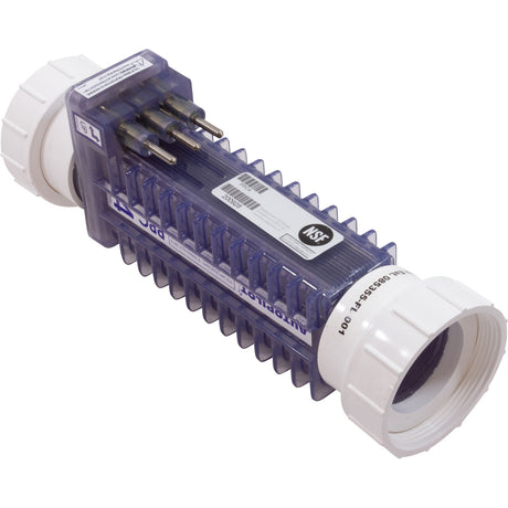 Replacement Salt Cell, AutoPilot, PPC4, w/Female Unions : PPC4 - AquaCal AutoPilot, Inc. - 690449014555 - PartsForSpas.com