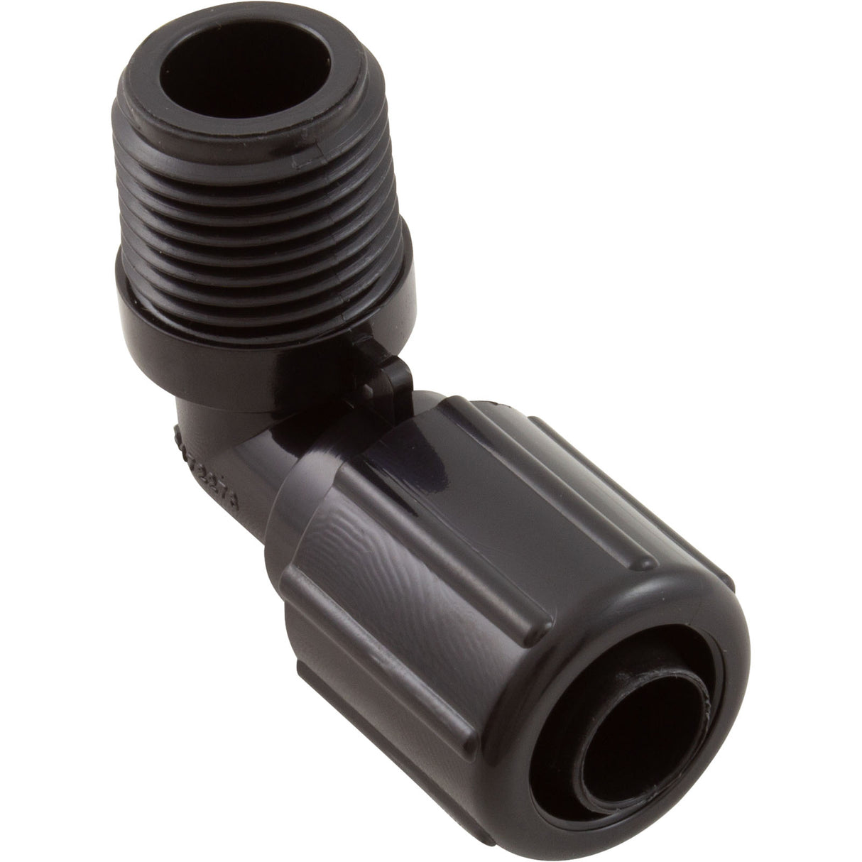 Tube Ftng, Pentair Auto.Feeder 300-29X, 320, 322, 1/2x 90 w/Nut : R172272Z - Rainbow/Pentair - 788379885083 - PartsForSpas.com