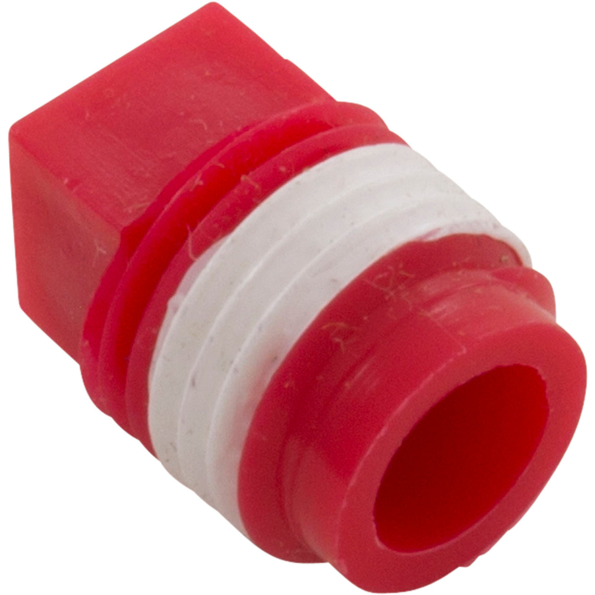 Plug, Blue-White, F-300/D-300/U-300, Red w/PTFE Tape : F-3005 - Blue-White Industries, Ltd - F-3005 - PartsForSpas.com
