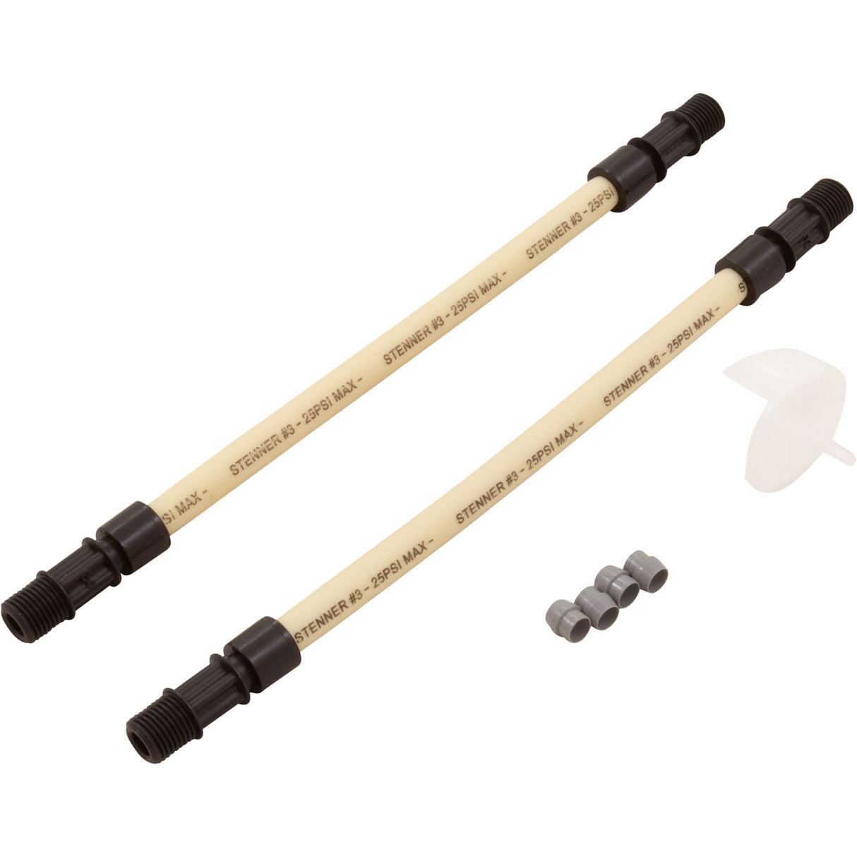 Tube Assembly Number 3, Qty 2, Stenner Series 45/85/100/170, 1/4" : UCCP203 - Stenner - 840034740622 - PartsForSpas.com