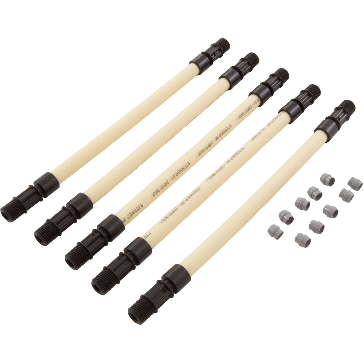 Tube Assembly Number 4, Qty 5, Stenner Series 45/85/100/170, 1/4" : MCCP204 - Stenner - 840034722734 - PartsForSpas.com