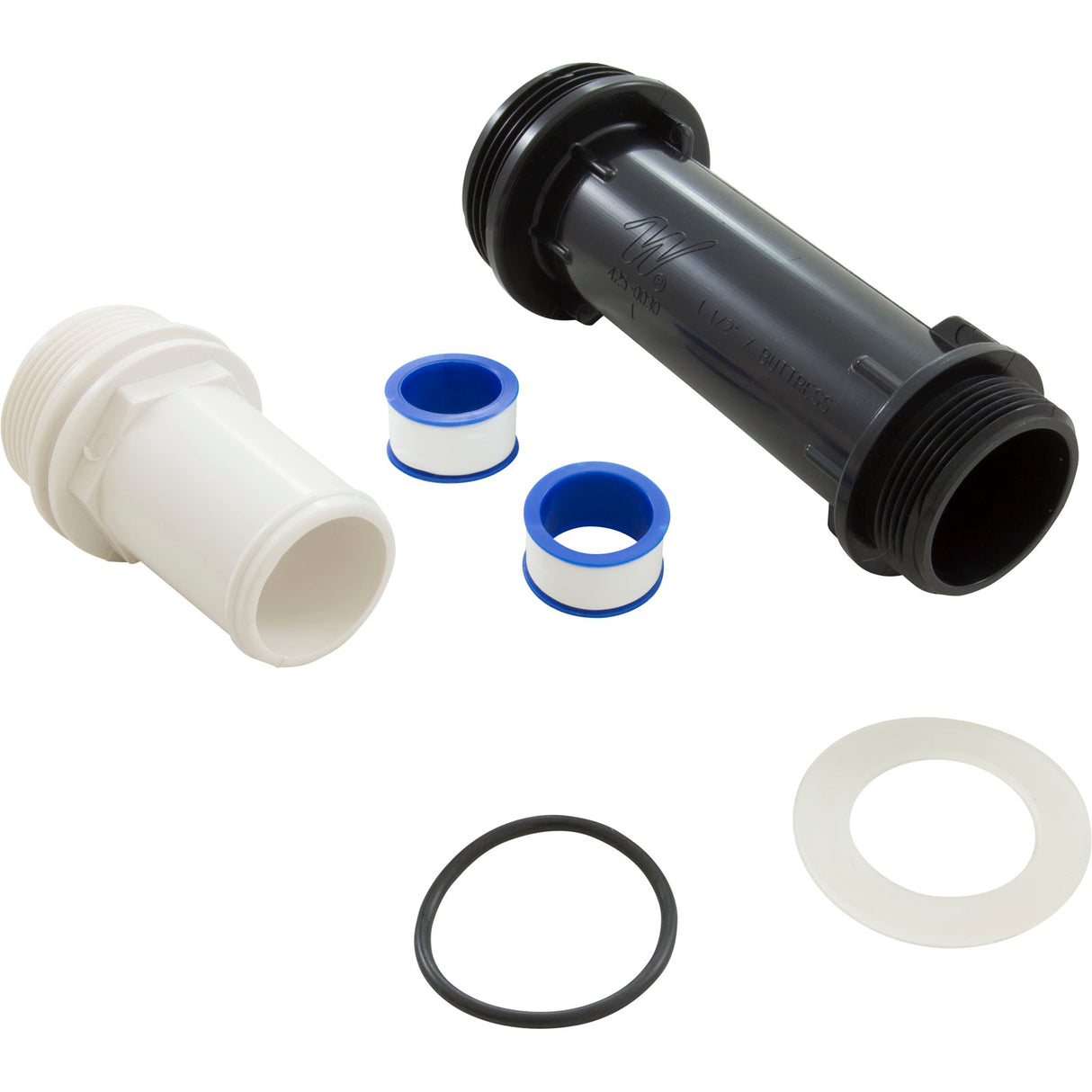 Connection Fitting Sub Assy, WW Chlorinator, 1-1/2" : 400-9820 - Waterway Plastics - 806105235305 - PartsForSpas.com