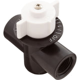 Control Valve, Aquastar ChemStar CH100, 1/2" : CH1019 - AquaStar - 883612078120 - PartsForSpas.com
