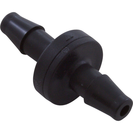 Check Valve, Ozone, AquaSunOzone, 1/4" Barb Kynar, Black : 691 - AquaSunOzone - 691 - PartsForSpas.com