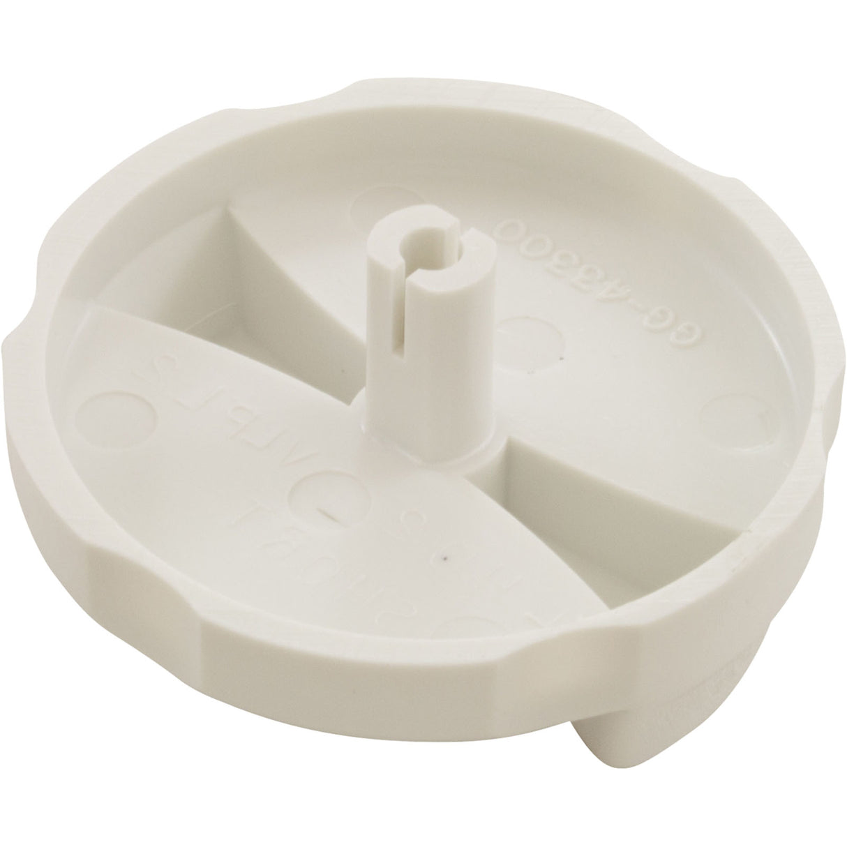 Handle, Raised Subassembly- CLASSIC WHITE : 43300-CW - GG/Balboa - 43300-CW - PartsForSpas.com