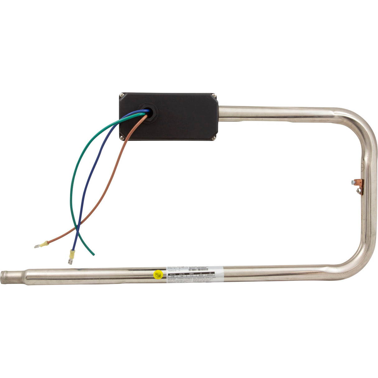 Heater, LowFlow, 230v, 2.7kW, Slide Connecter, Titanium : 58373T