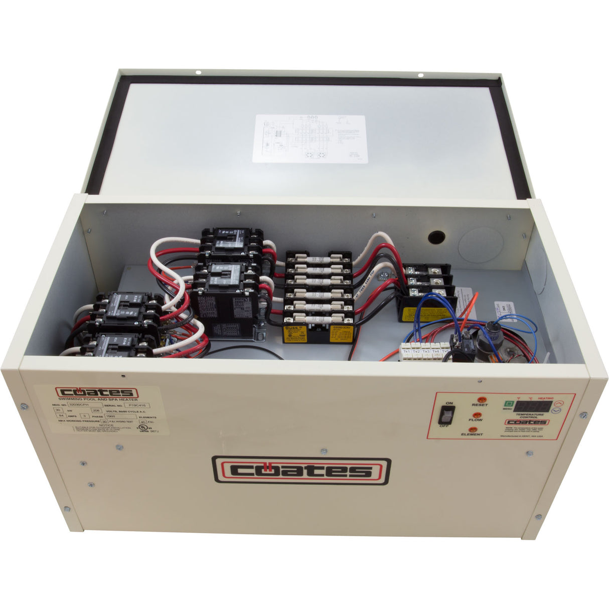 Heater, Coates, 30kW, 208v, 3 Phase : 32030CPH