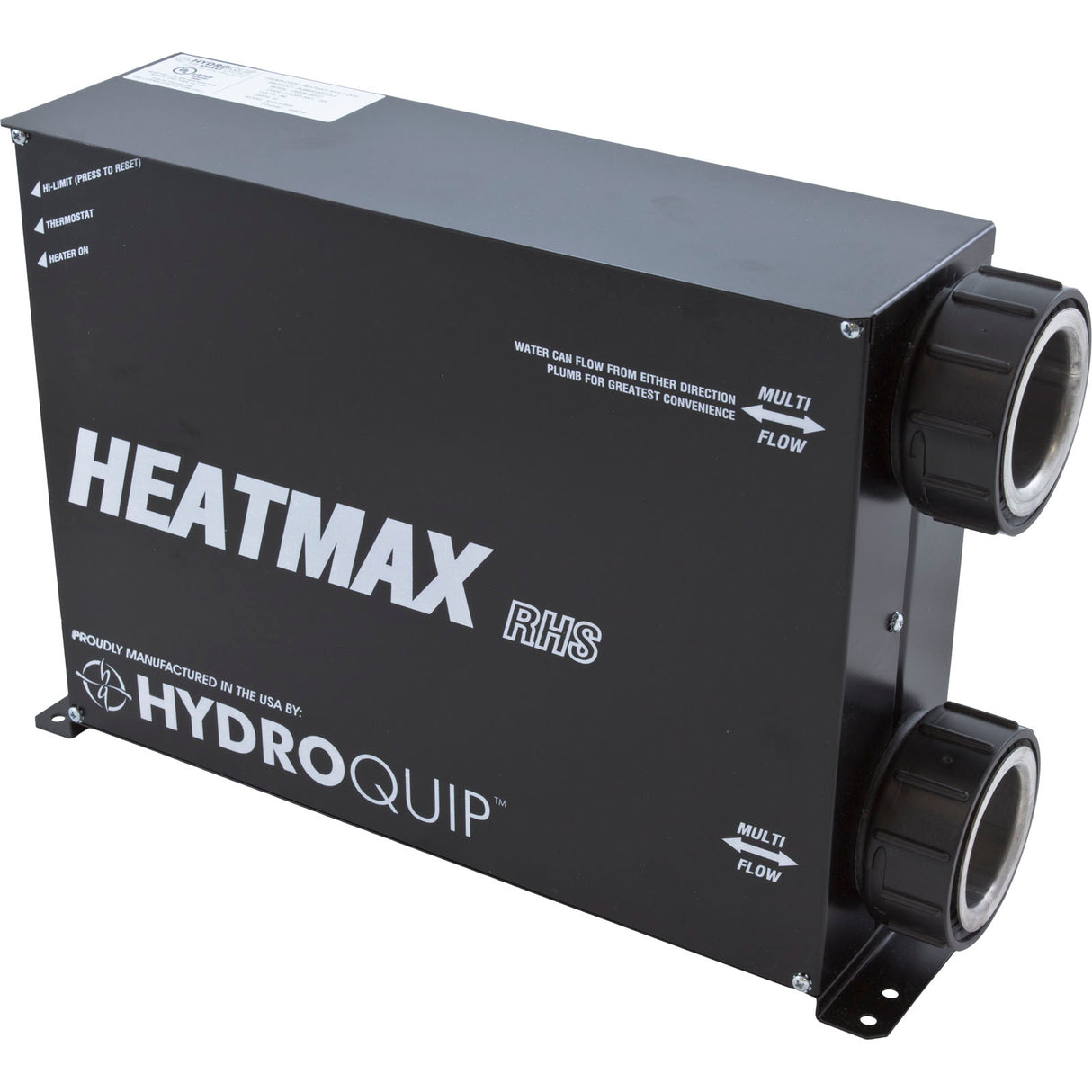 Heater, HQ HeatMax RHS, 230v, 5.5kW, Weather Tight : HEATMAX 5.5
