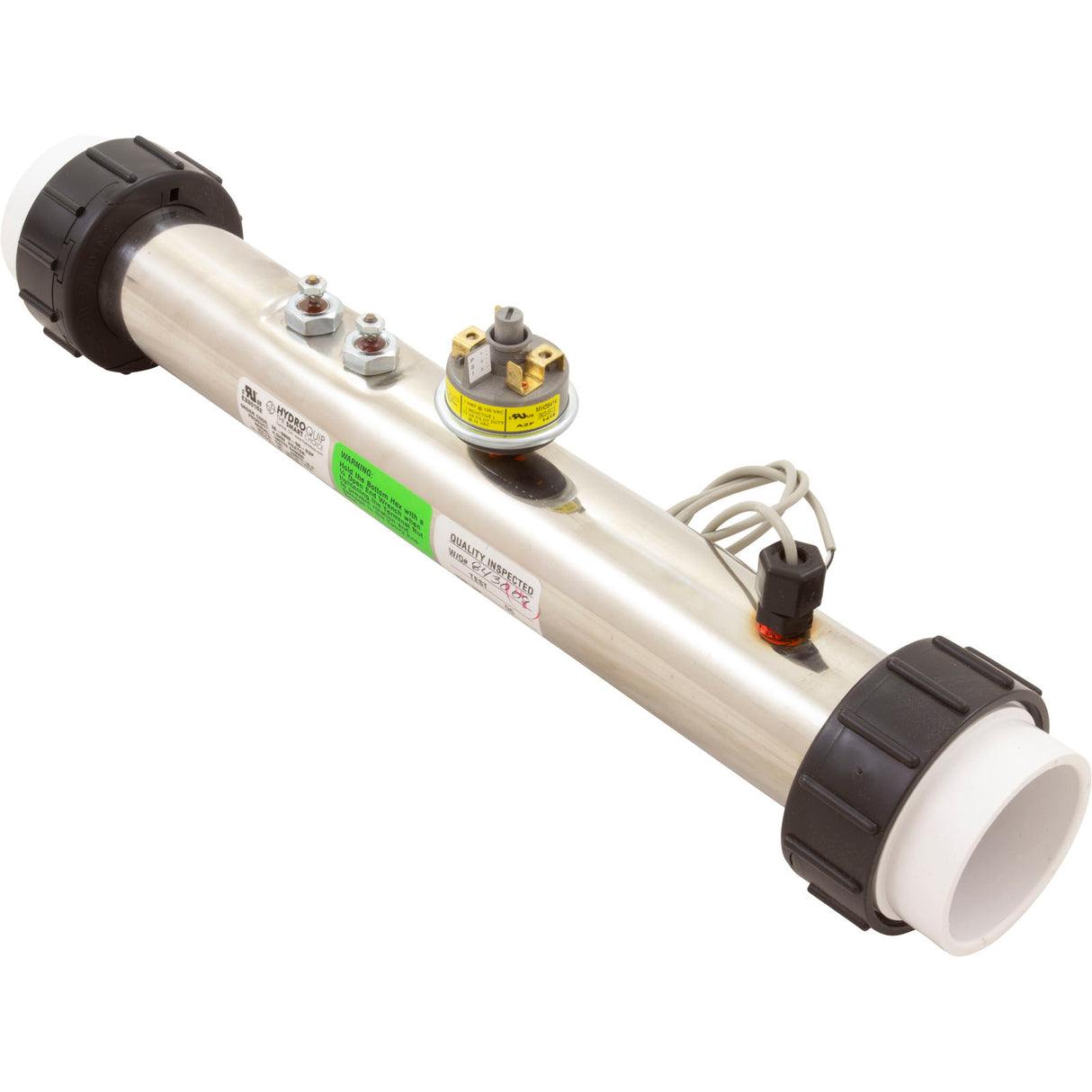Heater, FloThru, BWG Value/LE, 2" x 15", 4.0kW, w/PS, Generic : 26-0809-5S-KSP
