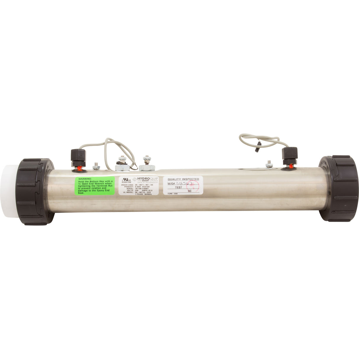 Heater, FloThru, BWG WaterPro 6000B, 2"x15", 5.5kW, w/M7 Sen, Gen : 26-0071-M7-KS