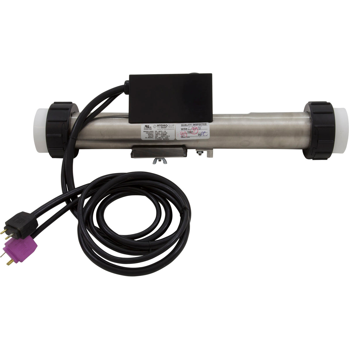 Heater, FloThru, HQ PS Elec, 230v, 5.5kW, w/Long Cord, Slide : 48-PS55