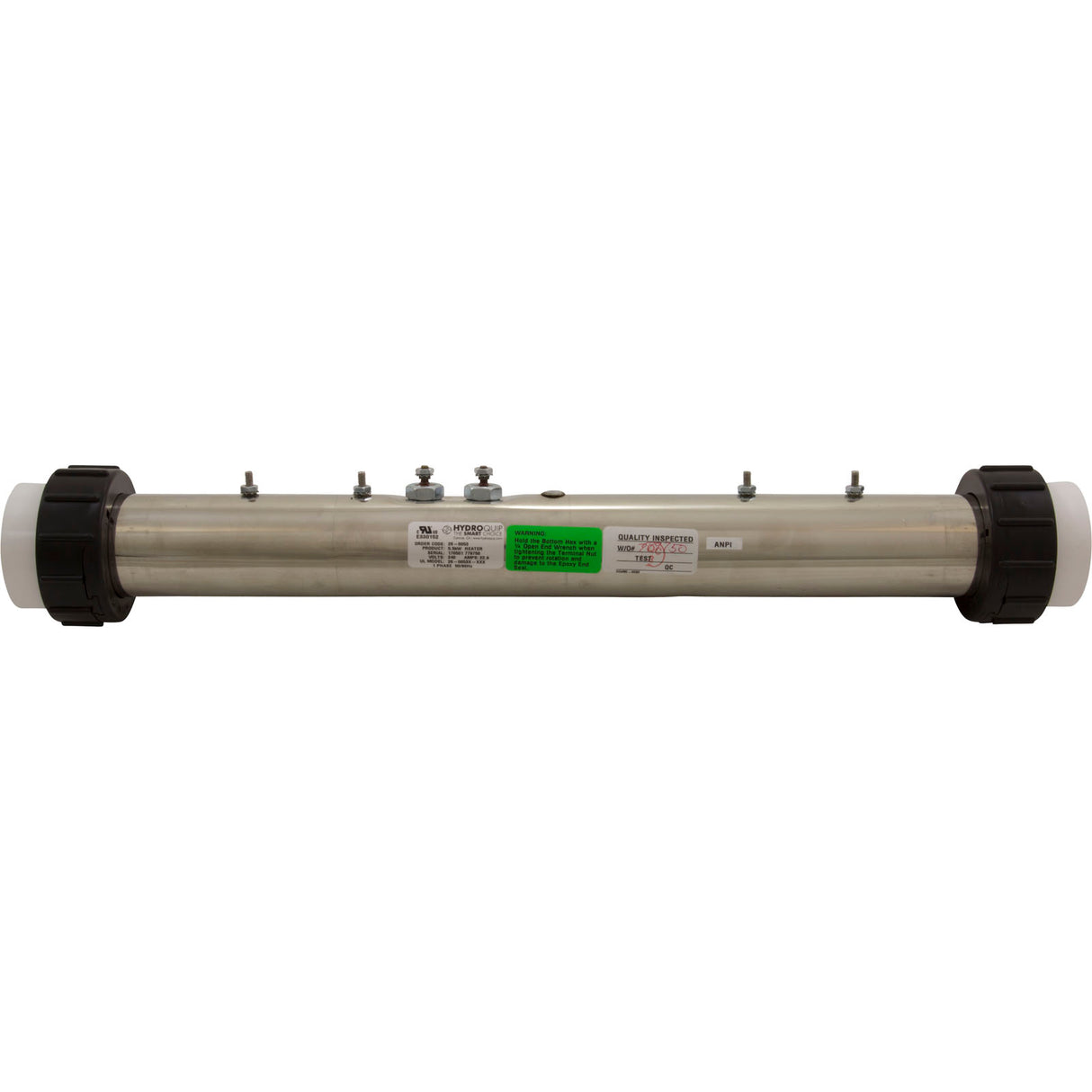 Heater, FloThru, HQ 8000, 19-1/4" X 2", 230v, 5.5kW, w/Tlpcs : 26-0053-K