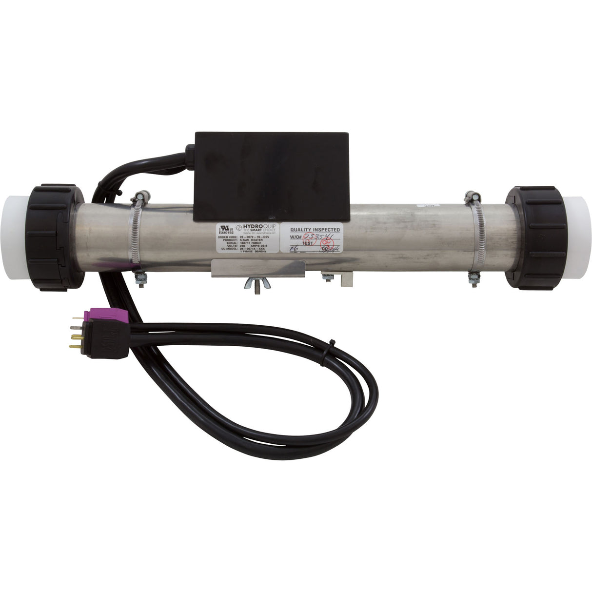 Heater Assy, Baja Spas, Slide Kit, 230v 5.5KW, 30" Cord : 26-87B-S00-1FP3