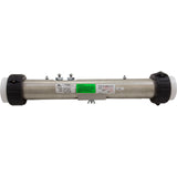 Heater, FloThru, Advanced/LA Spas Repl, 15"x2", 230v, 5.5kW, Gen : 26-0736-7S-K