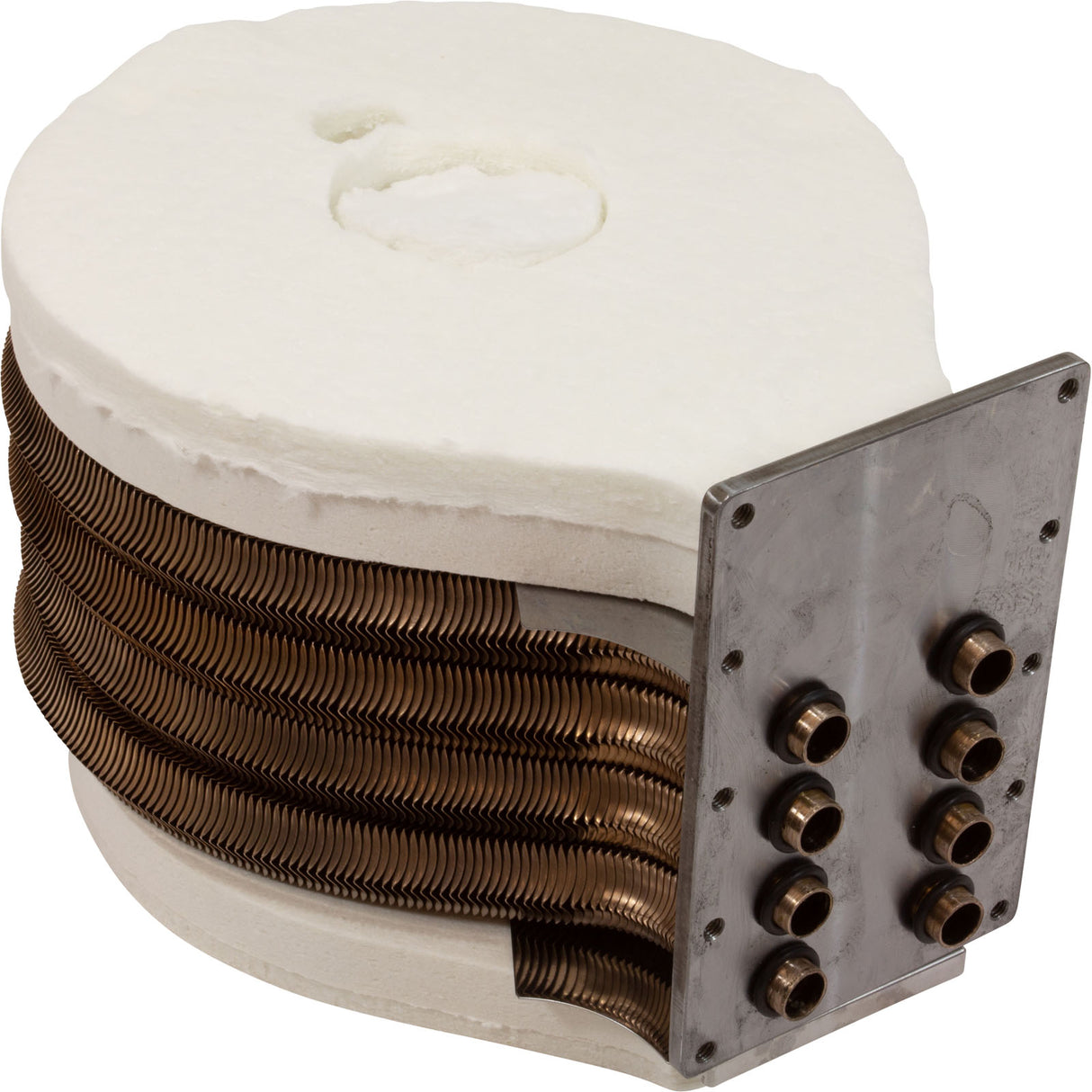 Tube Sheet Coil Assy, Pent MasterTemp 250HD, After 1-12-09 : 474063 - Pentair - 788379792015 - PartsForSpas.com